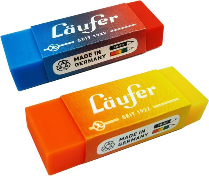 Actual product image Läufer Eraser Plast Color 2 pieces