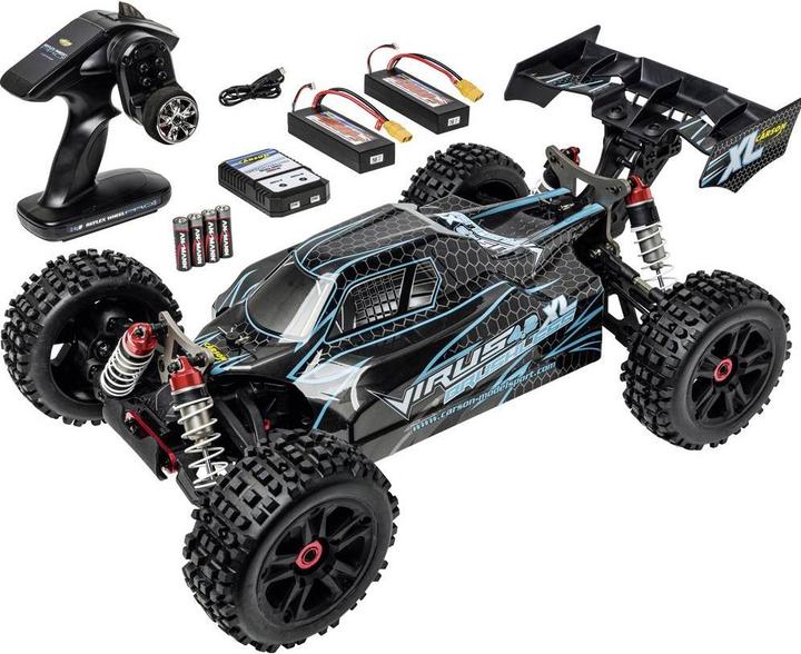 Produktbild Carson 1:8 Virus 4.2 XL 100% RTR schwarz/türkis (RTR Ready-to-Run)