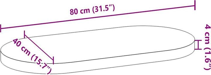 Immagine prodotto VidaXL Lyndsey (80 x 40 x 4 cm)