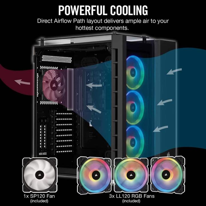 Immagine prodotto Corsair 680X RGB (ATX, mATX, Mini-ITX, E-ATX)