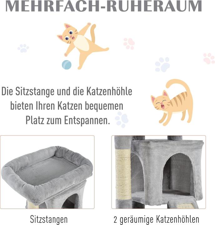 Produktbild Jamb Katzenbaum (83 cm, Hellgrau)