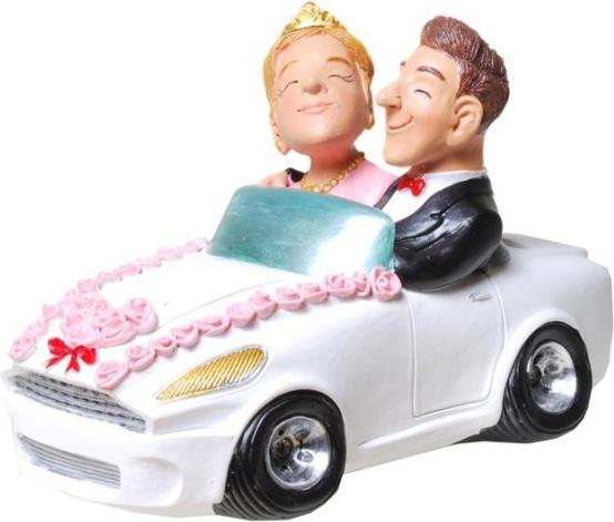 Produktbild CreaDiva Spardose Hochzeitspaar im Auto
