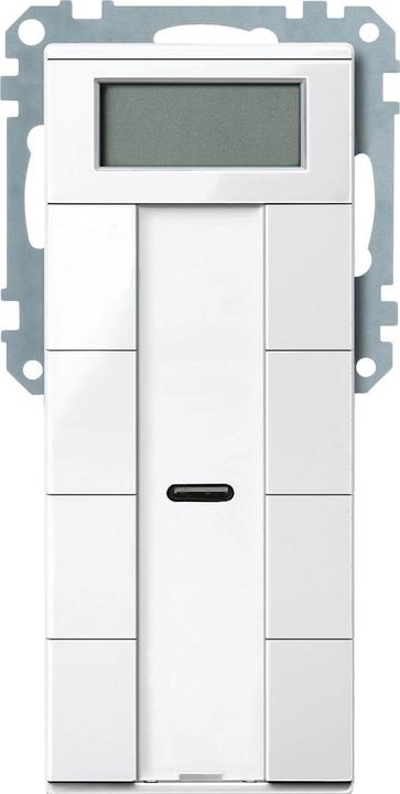 Actual product image Merten Pushbutton 4gang plus with room thermostat
