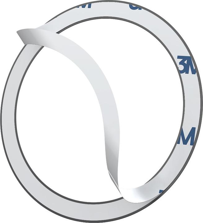 Actual product image Baseus Halo Series Magnetic Metal Ring2pcs/packBlack
