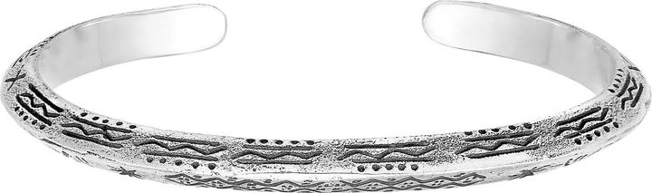 Haze & Glory Armband Armreif - Azetec 925 Silber (20 cm, 925er Sterling Silber)