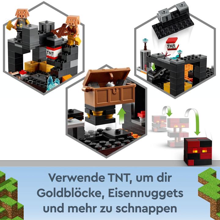 Produktbild LEGO Die Netherbastion (21185, LEGO Minecraft)