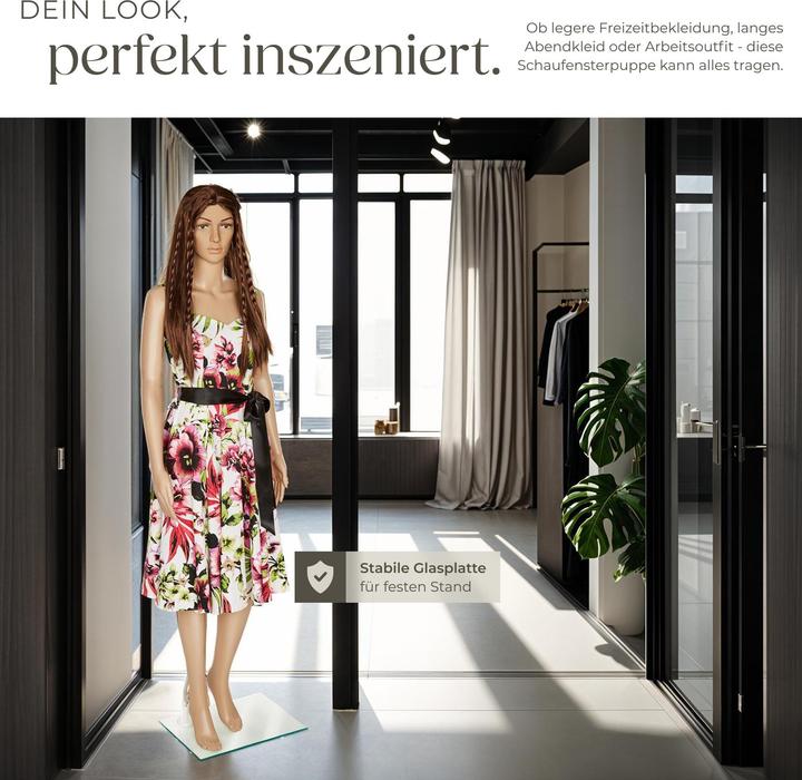 Produktbild tectake Mannequin (42 x 30 x 172 cm)