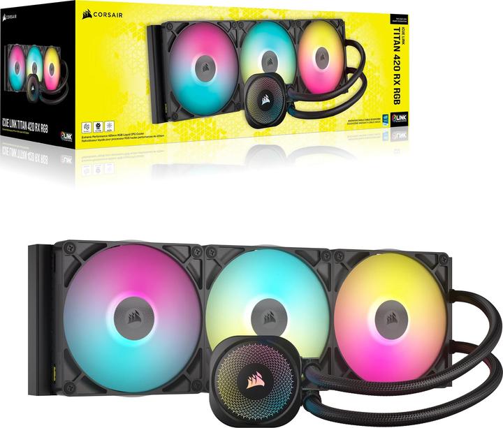 Actual product image Corsair iCUE LINK TITAN 420 RX RGB