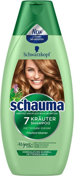 Schauma 7 Herbs (400 ml, Liquid shampoo)