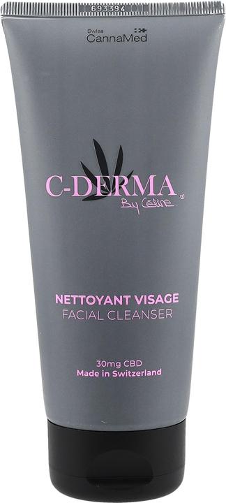 Image du produit C-Derma by Céline Swiss CannaMed CDerma CBD Nettoyage du visage (Lait nettoyant, 200 ml)