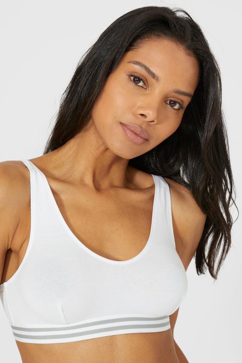 Actual product image Debenhams Womens/Ladies Cotton Cropped Casual Bra