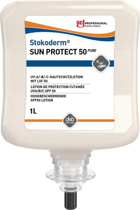 Immagine prodotto Stoko Crema protettiva per la pelle contro i raggi UV derm Sun Protect 50 PURE (Crema solare, SPF 50, 1000 ml, 1060 g)