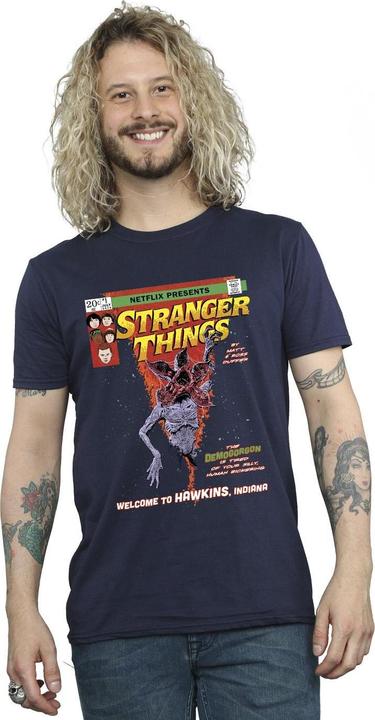 Immagine prodotto Netflix Stranger Things Comic Cover Maglietta Uomo (4XL)