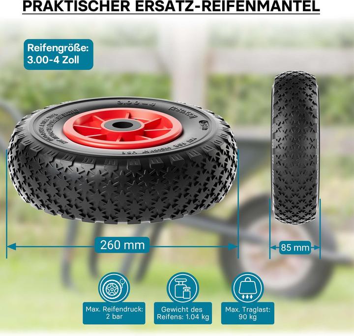 Produktbild Wiltec Reifen (90 kg)
