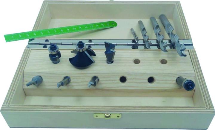 Produktbild Hws Oberfräser-/ Bohrer-Set 11-teilig