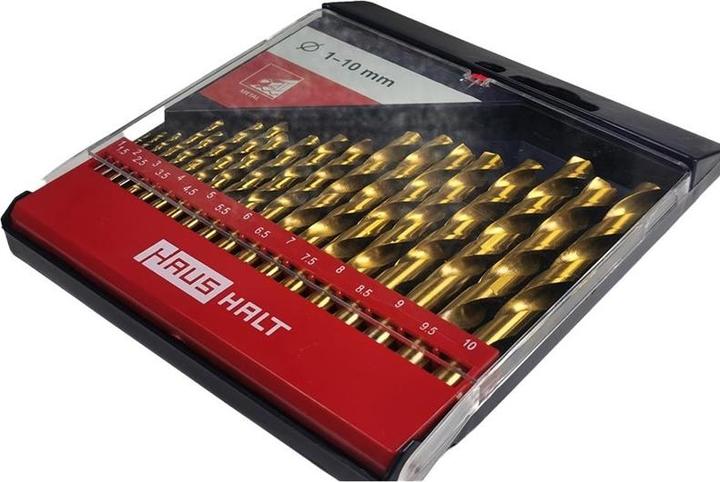 Actual product image DIY HSS TWIST DRILL SET 19PCS TITANIUM 1-10MM (Ø1-10mm)