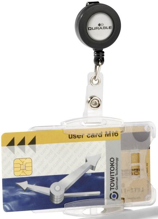 Image du produit Durable PORTE-PIÈCES DUO AVEC JOJO POUR 2 PIÈCES D'EXPLOITATION/SÉCURITÉ 1 pc. Ã 10 pcs 821919