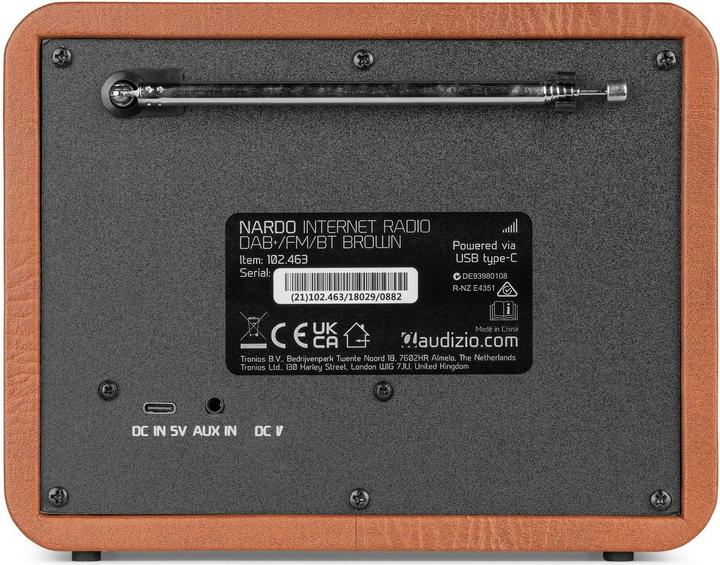 Image du produit Audizio Nardo (Webradio, DAB+ DAB, FM, Bluetooth, WiFi)