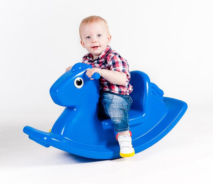 Immagine prodotto Little Tikes Cavallo a dondolo in cartone blu 173950