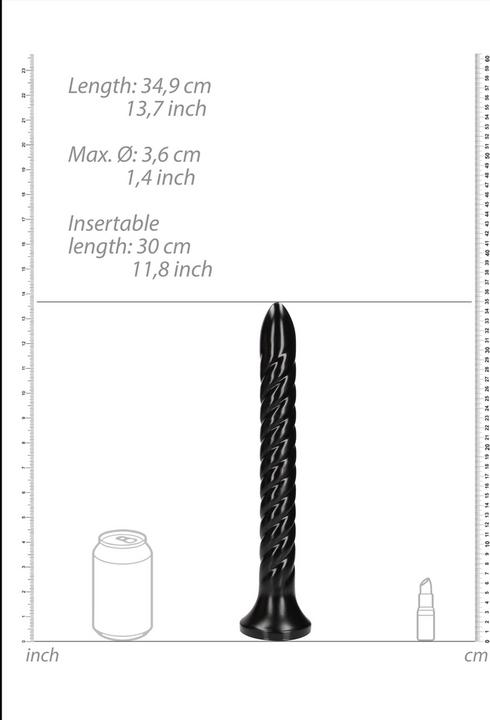 Immagine prodotto Ouch! Swirled Anal Snake - 12"/ 30 cm