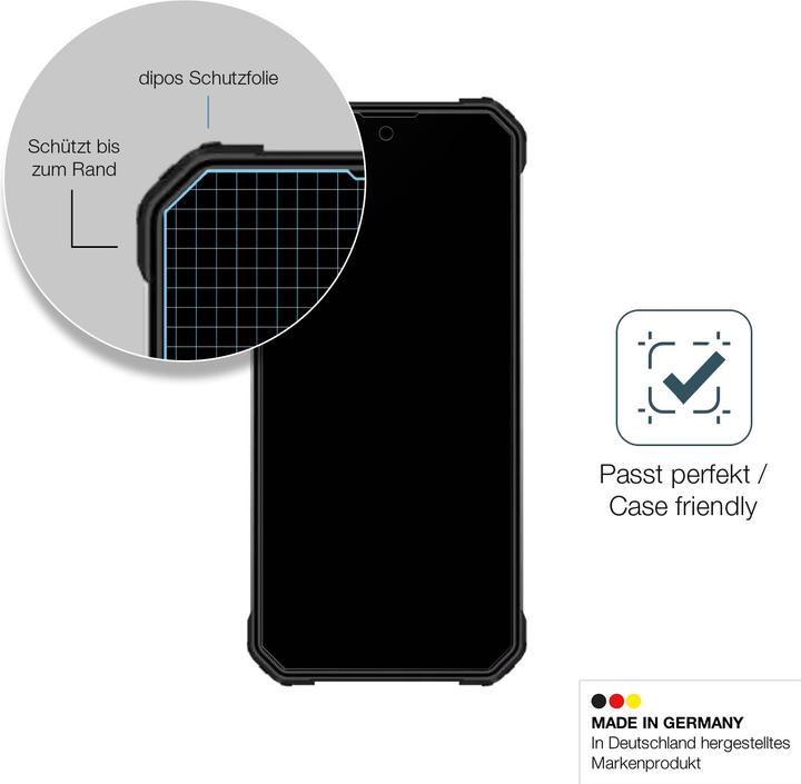 Actual product image Dipos Screen Protector Anti-Shock (2 Piece, Oukitel WP26)