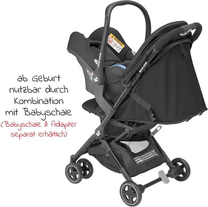 Actual product image Maxi-Cosi Lara2 Essential Black (Black Frame)