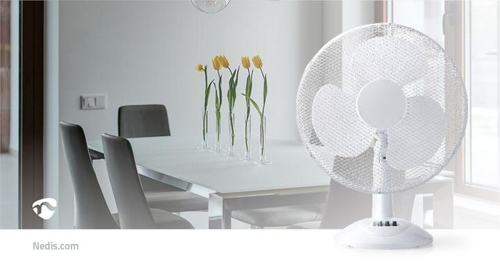 Produktbild Nedis Tischventilator FNTB10CWT40 - weiss