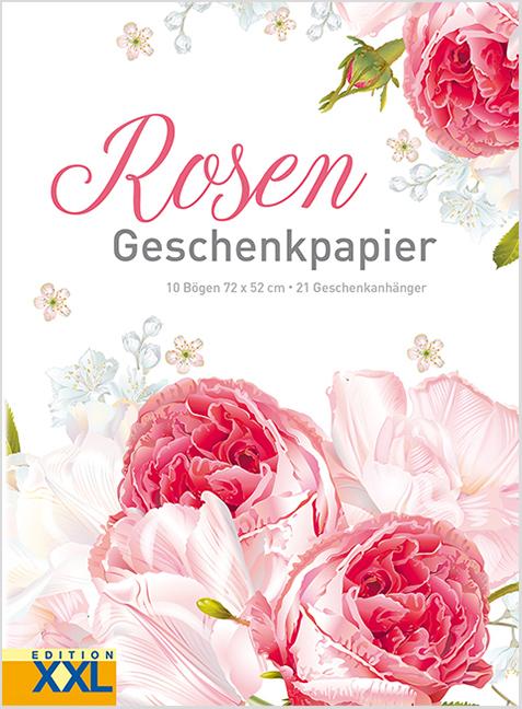 Produktbild Rosen - Geschenkpapier (Geschenkpapier, 10 x)