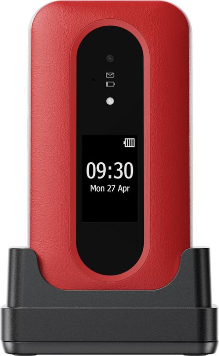 Actual product image Doro Leva L31 Basic Phone, red/white (2.80", 2 Mpx, 4G)