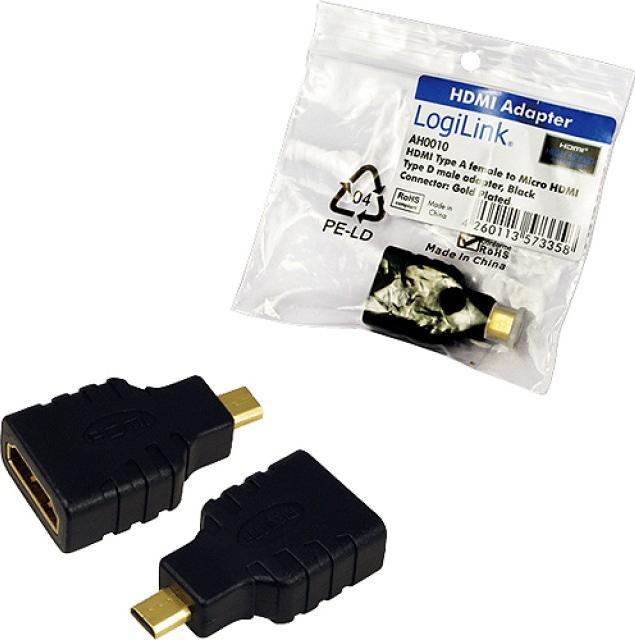 Actual product image LogiLink Micro HDMI to (HDMI)