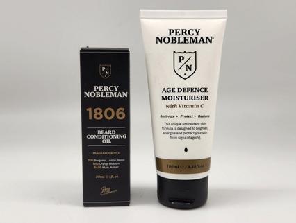 Percy Nobleman 1881 Beard Conditioning Oil and Age Defence Moisturiser with Vitamin C (30 ml)