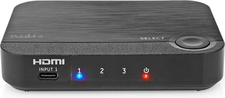 Actual product image Nedis HDMI ™ Converter | 1x USB-C™ / 2x HDMI™ Input | 1x HDMI™ Output | 1-way | 4K@60Hz | 18 Gbps