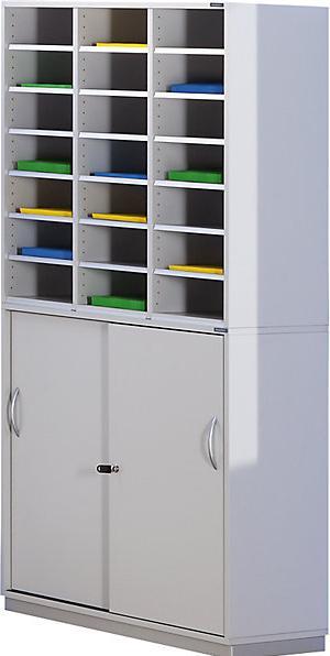 Actual product image eurokraft pro Sorting cabinet with base cabinet (91.5 x 42 x 186.5 cm)