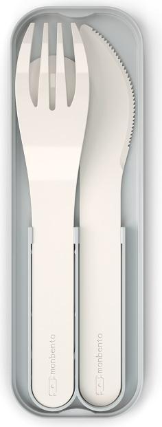 Image du produit Monbento Set de Couverts pour Lunchbox MB Pocket Natural - 3-Piece Fork Knife Spoon - Cutlery Set for B (3 pièce(s), Set de couverts)