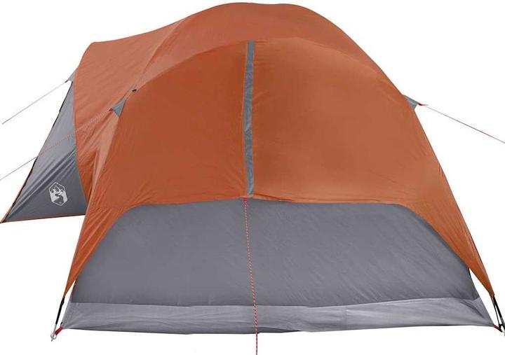 Produktbild VidaXL Campingzelt 8 Personen & Orange 360 x 430 x 195 cm 190T Taft (Kuppelzelt, 10.10 kg, 8 Personen)