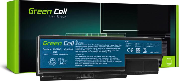 Image du produit GreenCell AC03 - Batterie - Acer - Aspire 7720 7535 6930 5920 5739 5720 5520 5315 5220 (6 cellules, 4400 mAh)