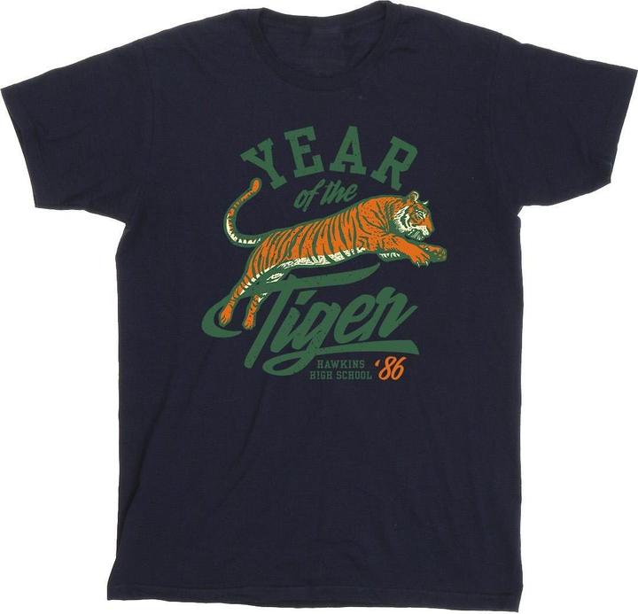 Netflix Stranger Things Hawkins Year of The Tiger 86 TShirt