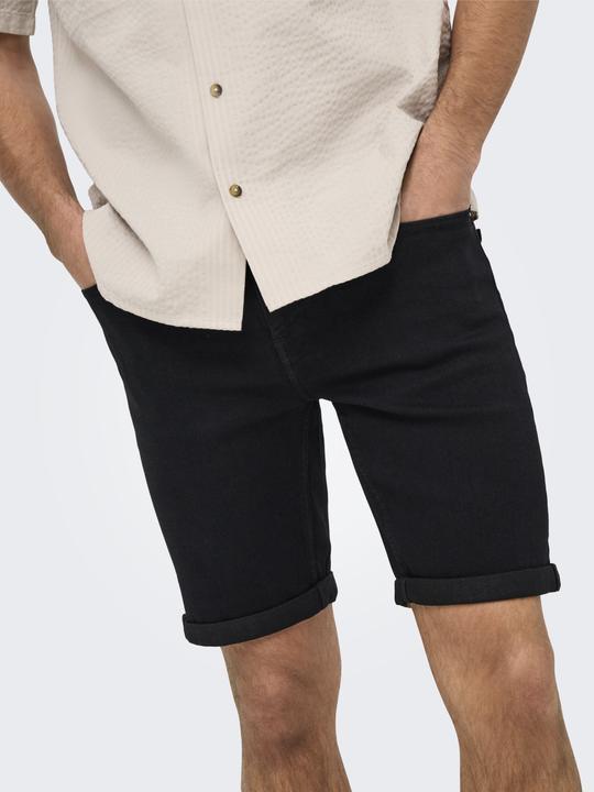 Immagine prodotto Only & Sons ONSPLY Mid Rise Normal geschnitten Shorts Jeans-Shorts (XXL)