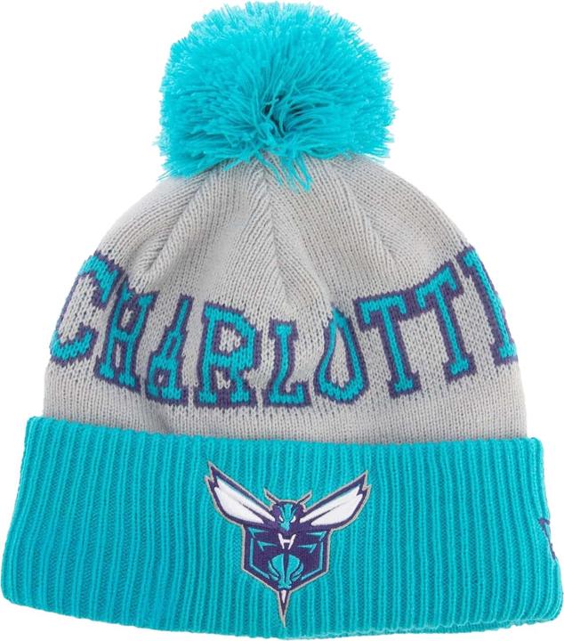 Actual product image New Era Charlotte Hornets NBA Knitted Bobble Beanie