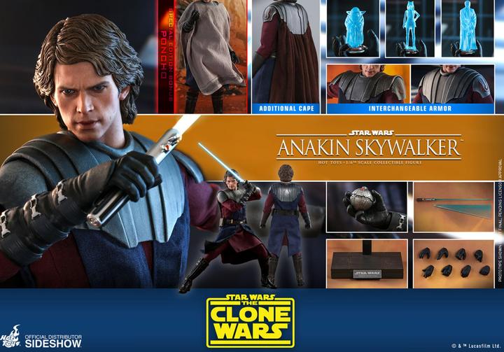 Image du produit Hot Toys Star Wars : The Clone Wars - Anakin Skywalker Exclusive 1:6 Scale Figure