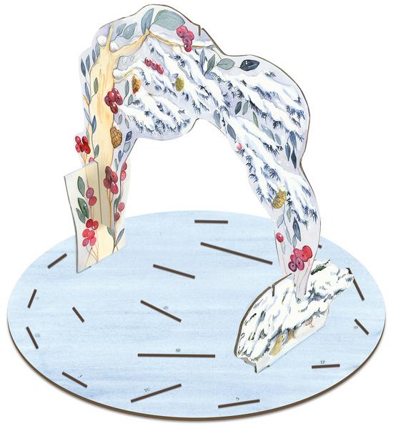 Actual product image Advent calendar "Animals in winter"