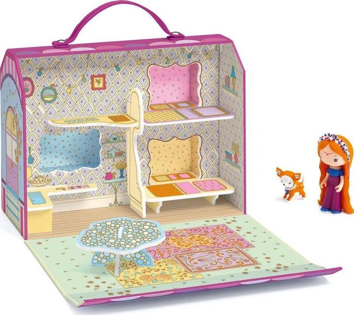 Actual product image Djeco Tinyly Bluchka & Indie House