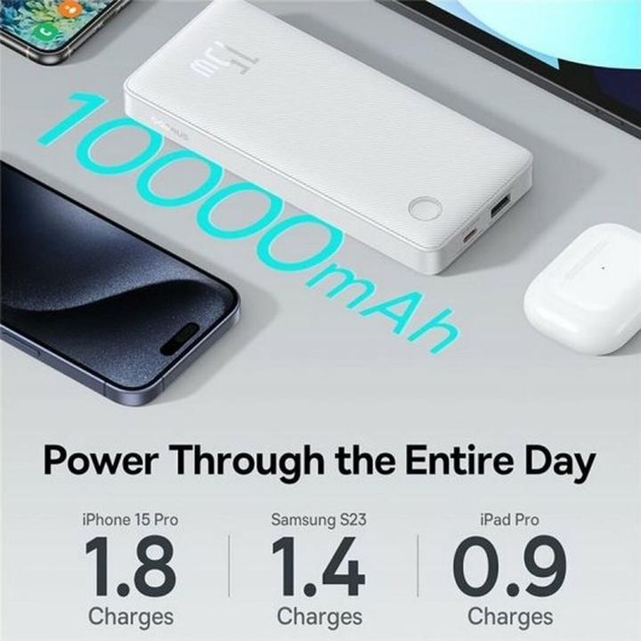 Actual product image Baseus P10067500213-00 (10000 mAh, 15 W)