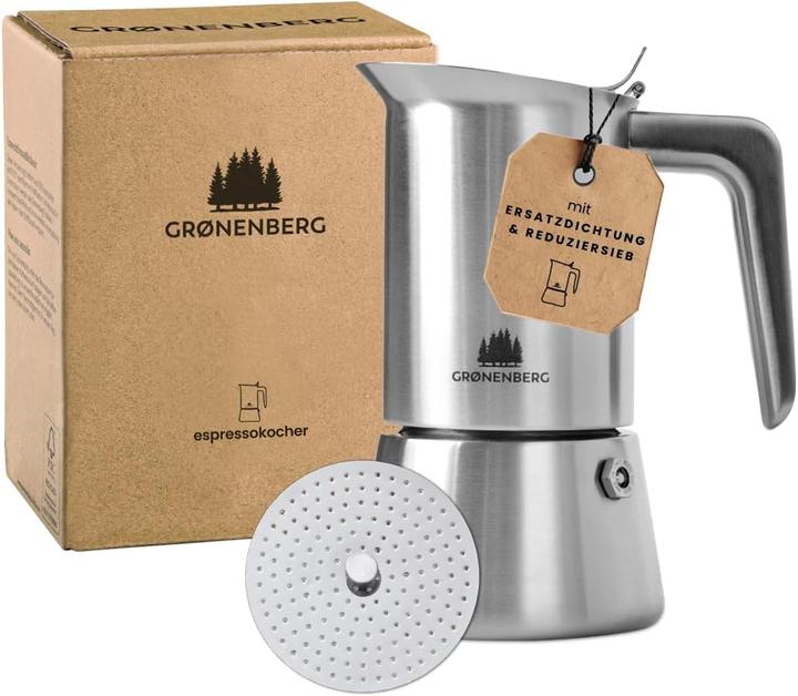Actual product image Groenenberg Espresso maker suitable for induction (4 T.)