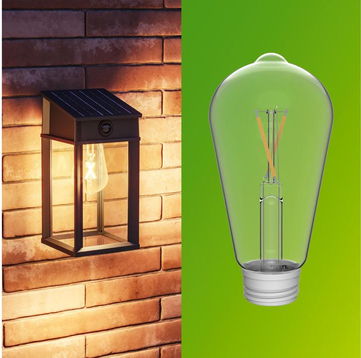 Productafbeelding Philips Lighting Geri 929004632601 Solar-Aussenwandleuchte 3.2 W Warmweiss Schwa (500 lm, IP44)
