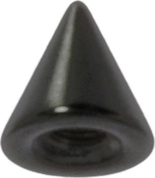 Bijouteria Piercingverschluss (Chirurgenstahl 316L, PVD Beschichtung (schwarz))