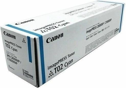 Actual product image Canon T02 Toner Cyan 43k Each - Toner Unit (C)