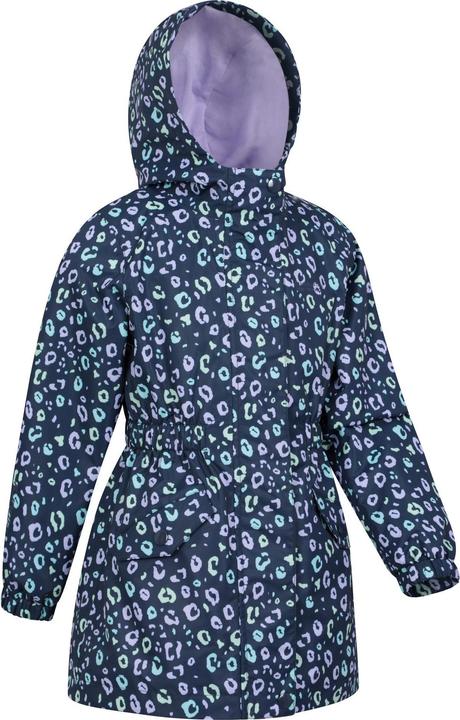 Actual product image Mountain Warehouse Childrens/Kids Dale Leopard Print Lightweight Waterproof Jacket (128)