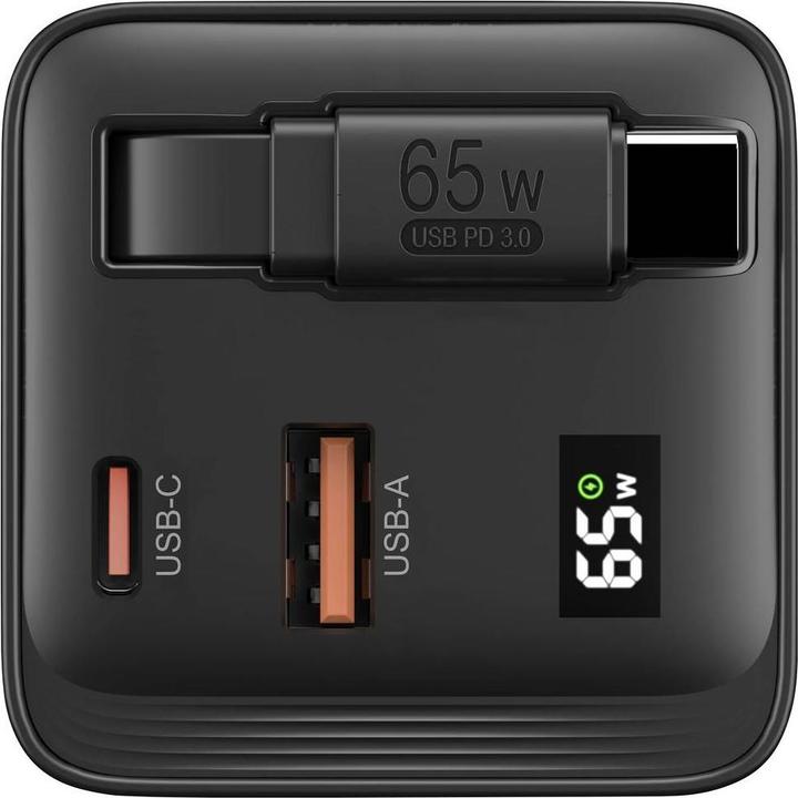 Actual product image Voltcraft UC-2C1A65W02 USB-Ladegerät Ausgangsstrom (max.) 3 A USB-C®, USB-A An (65 W)