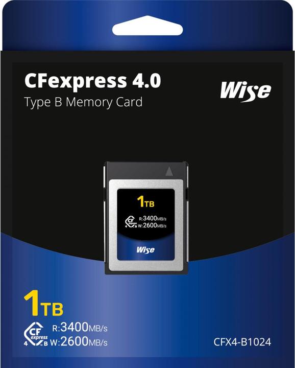 Actual product image Wise WI-CFX4-B1024 (1024 GB, CFexpress type B)